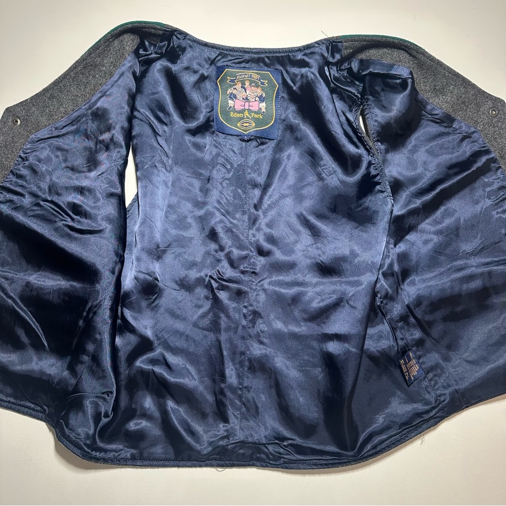 Eden Park Wool-Blend Heritage Kick-Off 1987 Button Up Vest Waistcoat, Mens Large - Picture 8 of 12